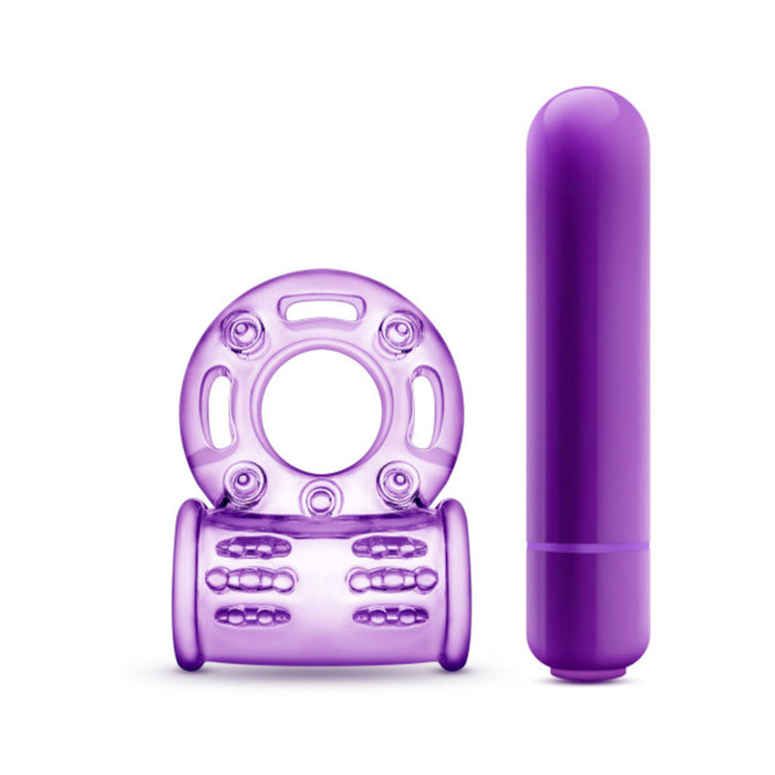 Play With Me - Couples Play - Vibrating Cockring - Purple
