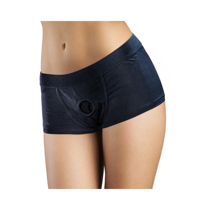 Temptasia - Harness Shorts - Large - Black