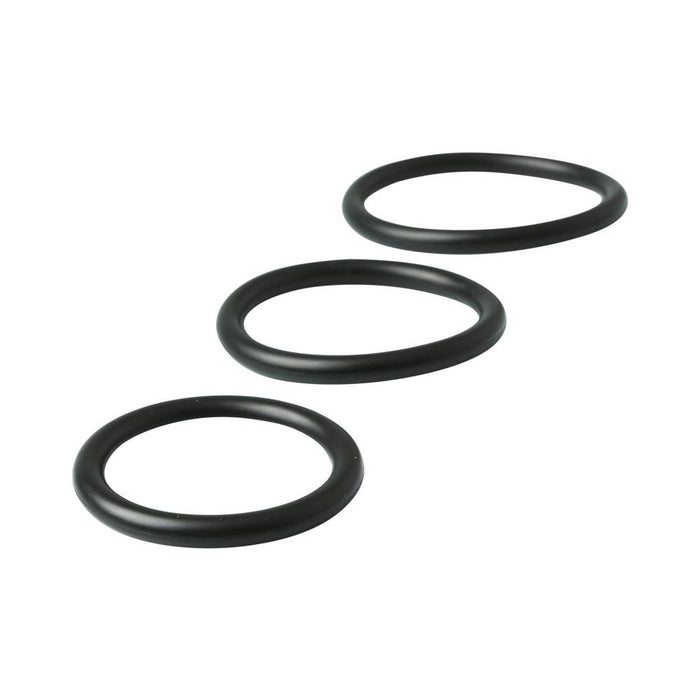 Rubber Cock Ring  2 inches Black