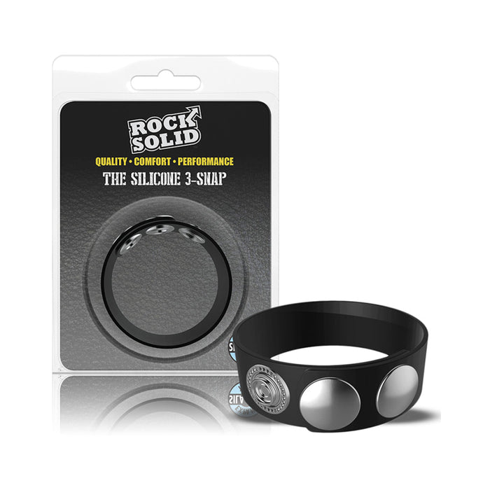 Rock Solid Silaflex 3-snap (adjustable) Black