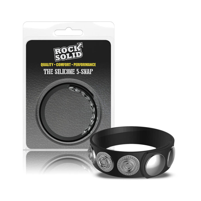 Rock Solid Silaflex 5-snap (adjustable) Black