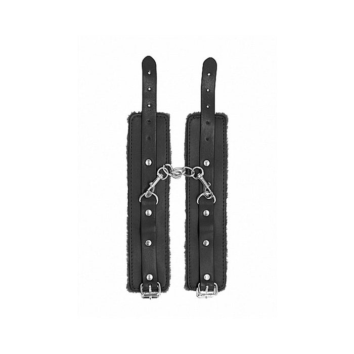 Ouch! Plush Leather Wrist Cuffs