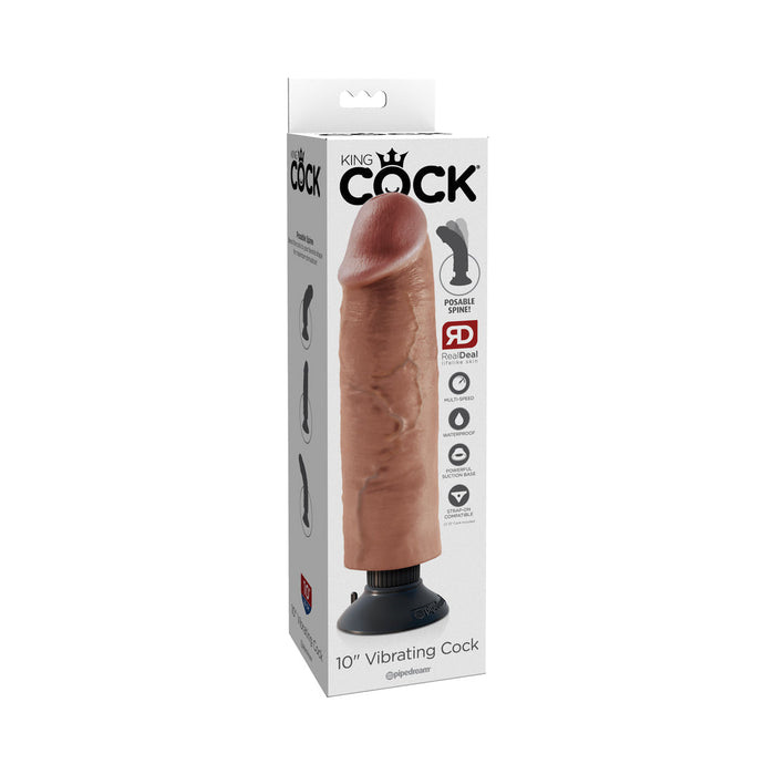 King Cock 10in Vibrating Cock