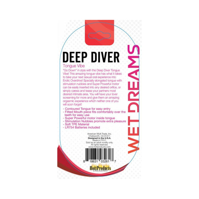 Tongue Star Deep Diver Vibrating Tongue With Motor