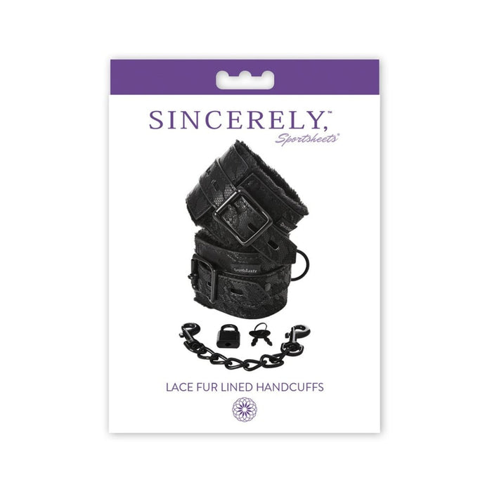 Sincerely, SS Lace Fur Lined Handcuffs
