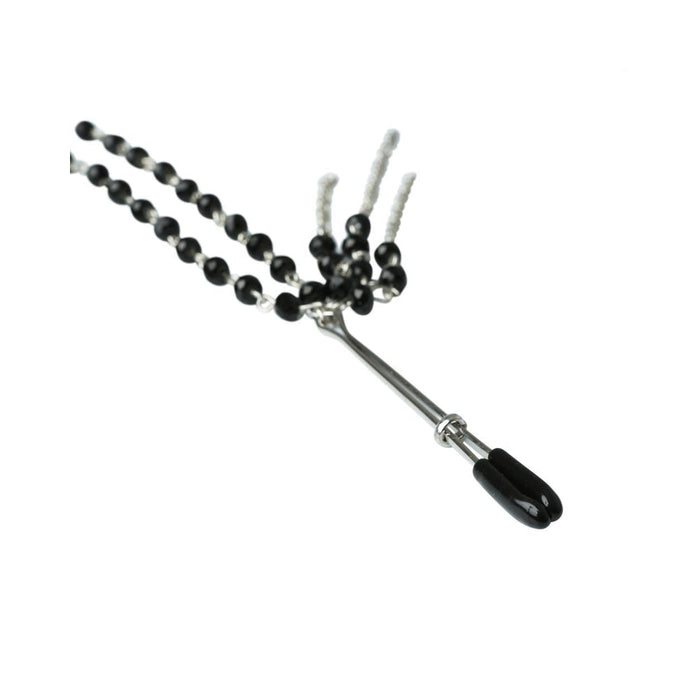 Sincerely, SS Black Jeweled Nipple Clips
