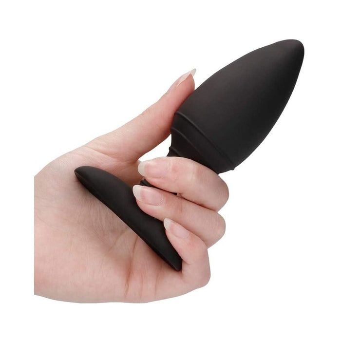 Elegance Heating Rechargeable Butt Plug - Black
