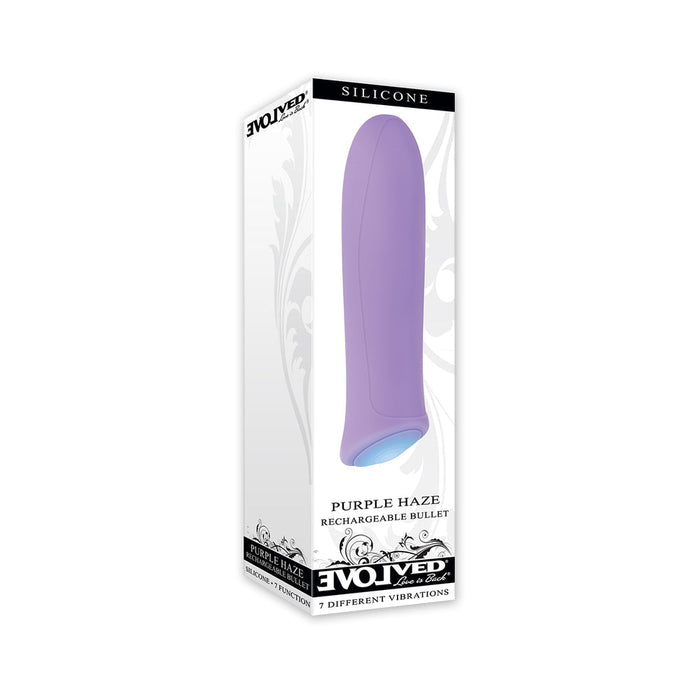 Evolved Purple Haze Rechargeable Bullet 7 Function Silicone Waterproof
