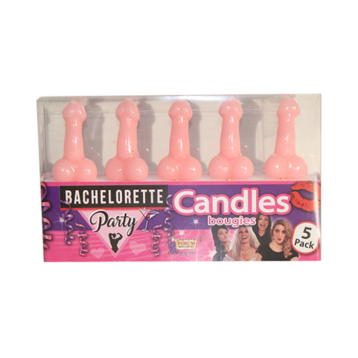 Bachelorette Party Penis Candles 5 Pack