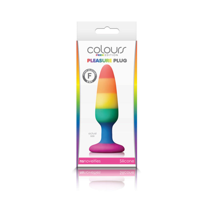 Colours Pride Edition Pleasure Plug Small Rainbow