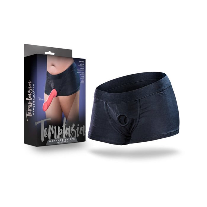 Temptasia Panty Harness Briefs 3XL Black