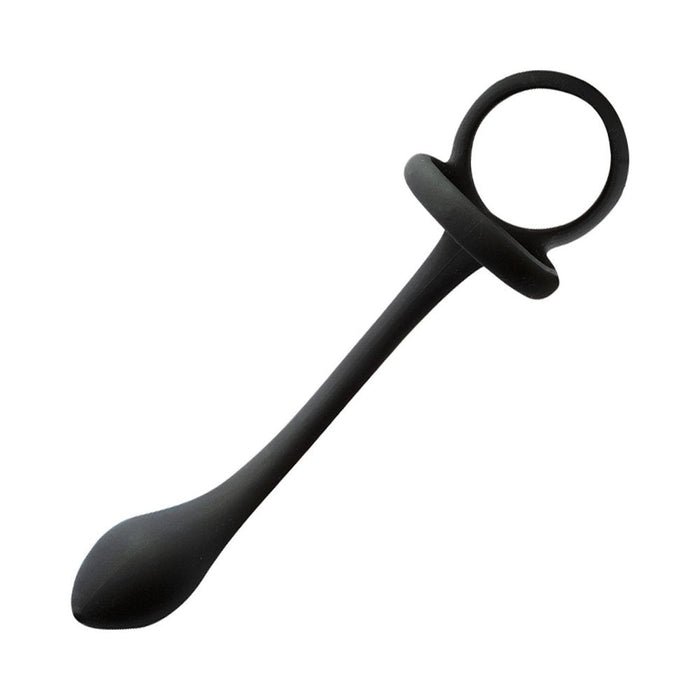 My Cockring Cockring With Weighed Buttplug Black