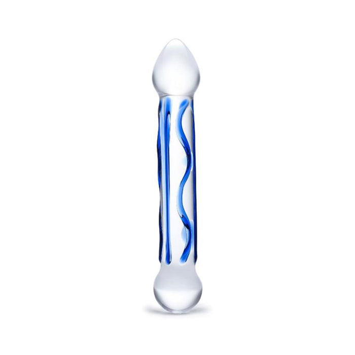 Glas 6.5in Full Tip Textured Glas Dildo