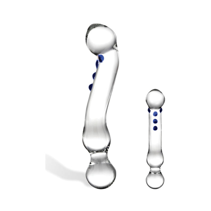 Glas 6in Curved G-Spot Glas Dildo