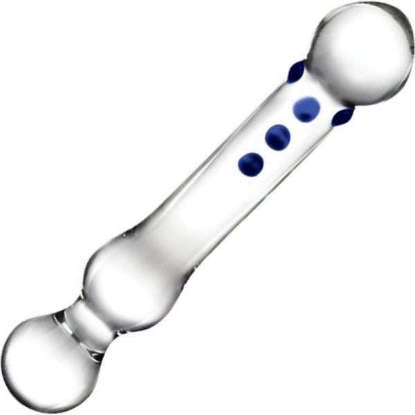 Glas 6in Curved G-Spot Glas Dildo