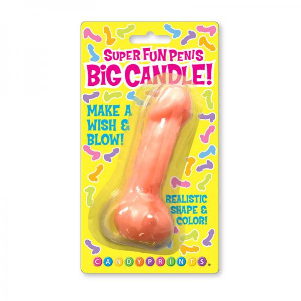 Super Fun Big Penis Candle - Flesh
