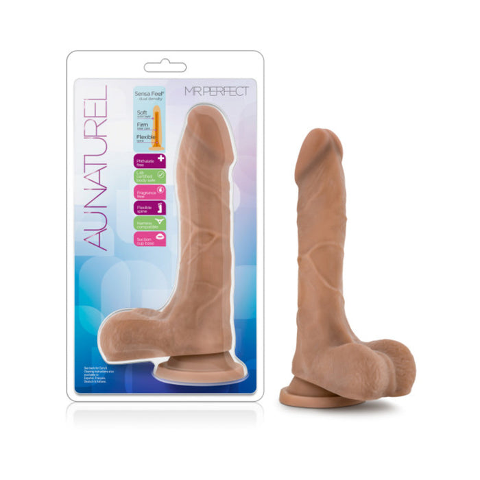 Au Naturel Mister Perfect Mocha Tan Dildo