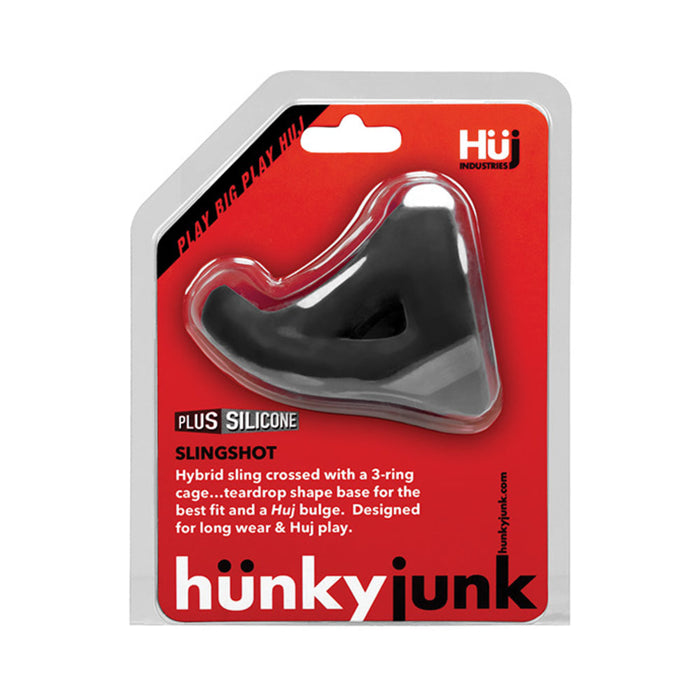 Hunkyjunk Slingshot 3 Ring Teardrop, Tar