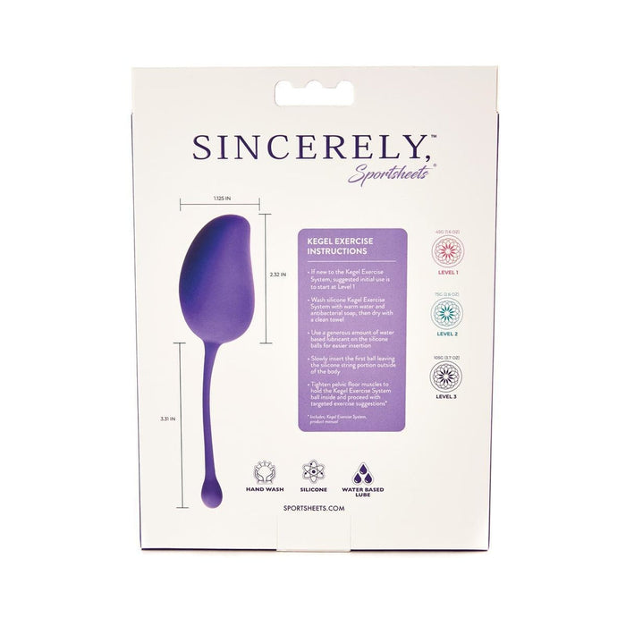 Sincerely, Sportsheets Kegel Exercise System - 3pk