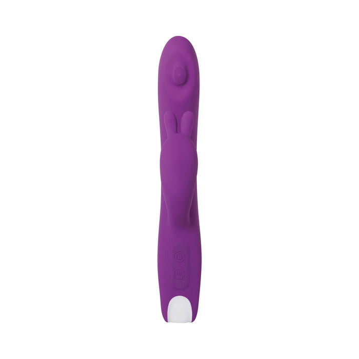 A&e Eve's Deluxe Rabbit Thumper Thrusting Shaft Twirling Dual Vibe 9 Speeds And Functions Usb Rechar