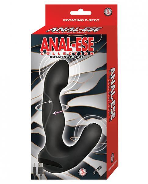 Anal-Ese Rotating P-Spot Vibe Black Prostate Massager