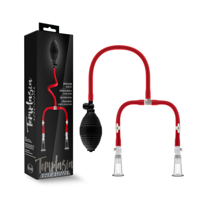 Temptasia - Nipple Squeeze Pump System - Black
