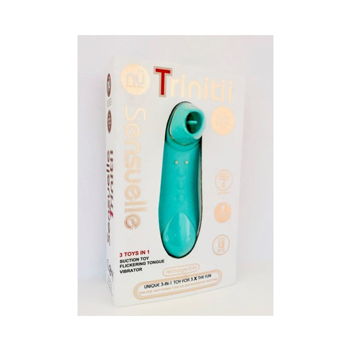 Sensuelle Trinitii 3-in-1 Suction Tongue Vibe