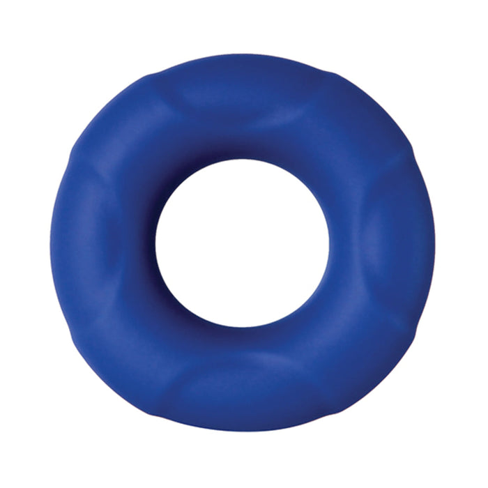 A&E Big Man Silicone Cock Ring Blue