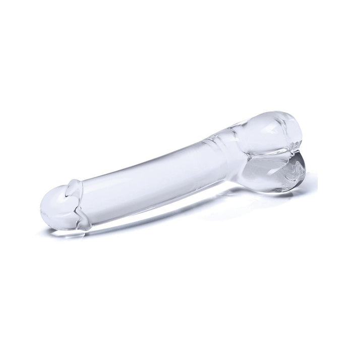 7'' Realistic Curved Glass G-Spot Dildo