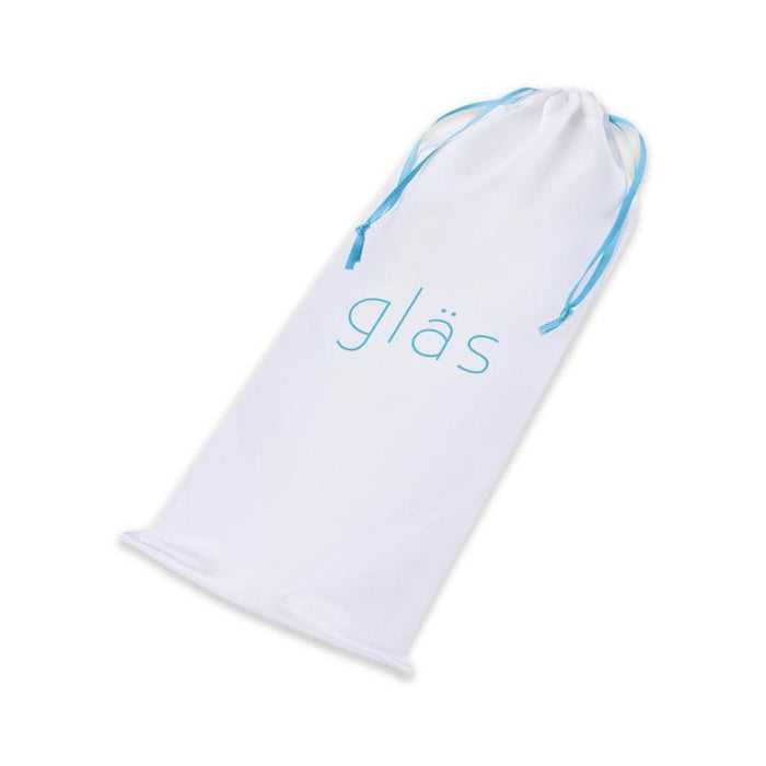 8''  Ribbed G-Spot Glass Dildo