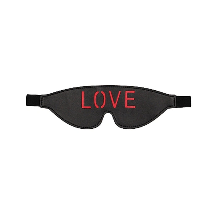 Ouch! Blindfold - LOVE - Black
