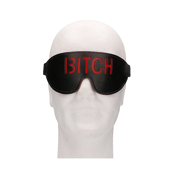 Ouch! Blindfold - BITCH - Black