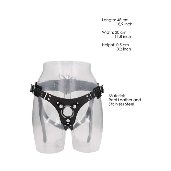 Ouch! Pain - Calf Leather Strap-on Harness