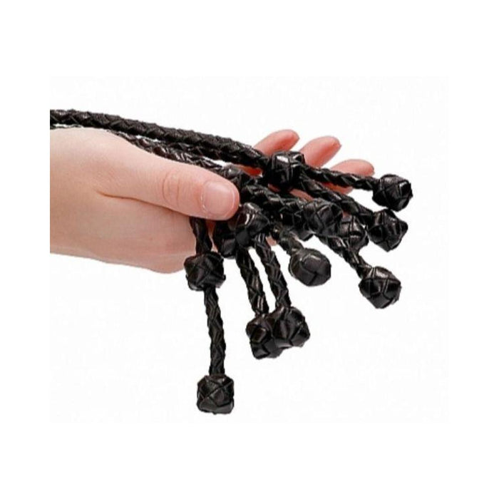 Ouch! Pain - Saddle Leather Braided Flogger