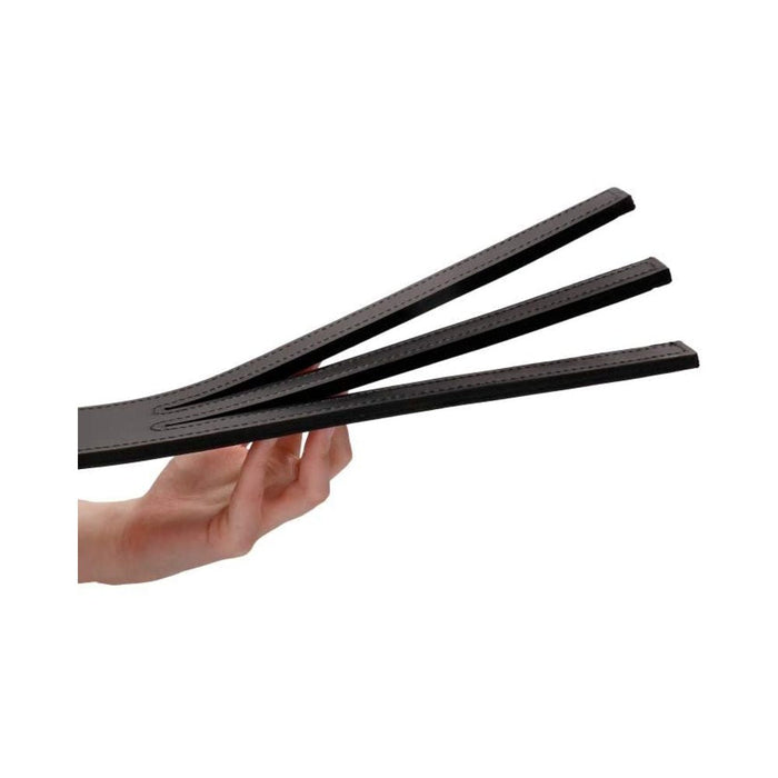 Ouch! Pain - Saddle Leather Three Finger Paddle Tawse