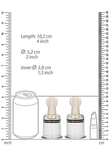 Pumped - Nipple Suction Sets Large - Rose