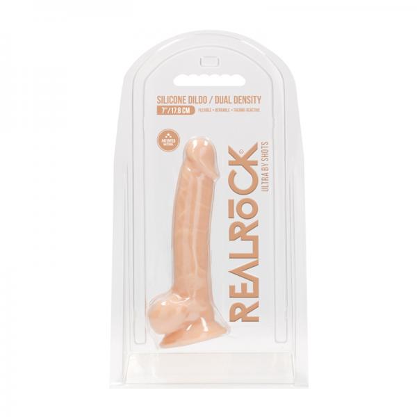 Realrock Ultra - 7 inches Silicone Dildo With Balls