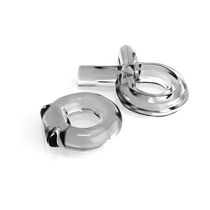 Classix Couples Cock Ring Set Clear