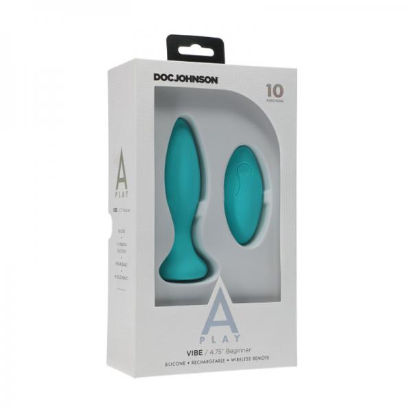 A-play Vibe Begin Plug W/remote Teal