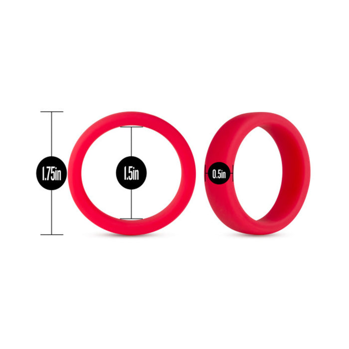 Performance - Silicone Go Pro Cock Ring - Red