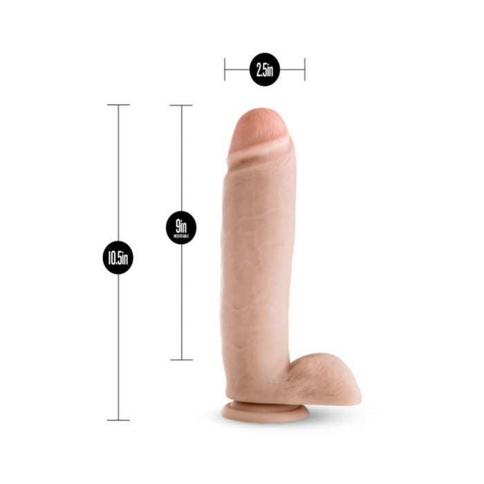 Silicone Willy's - 10.5 Inch Silicone Dildo With Suction Cup