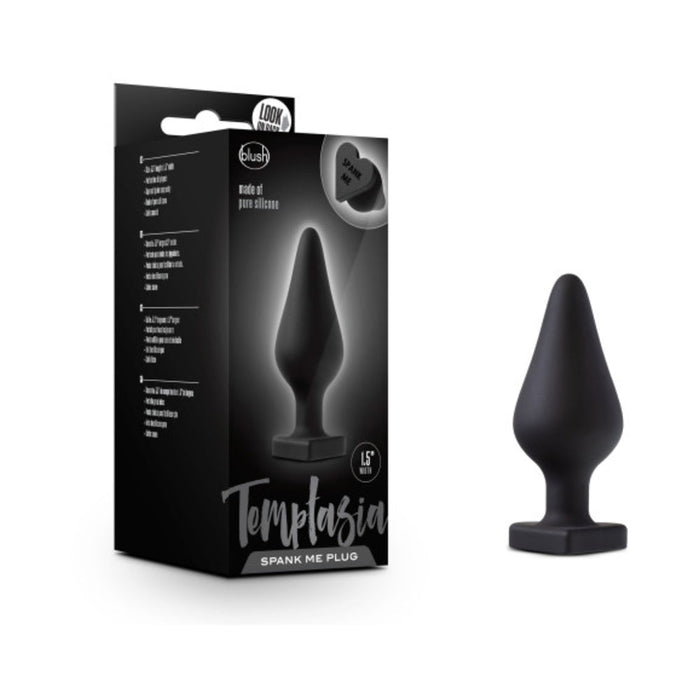 Temptasia Spank Me Butt Plug Black