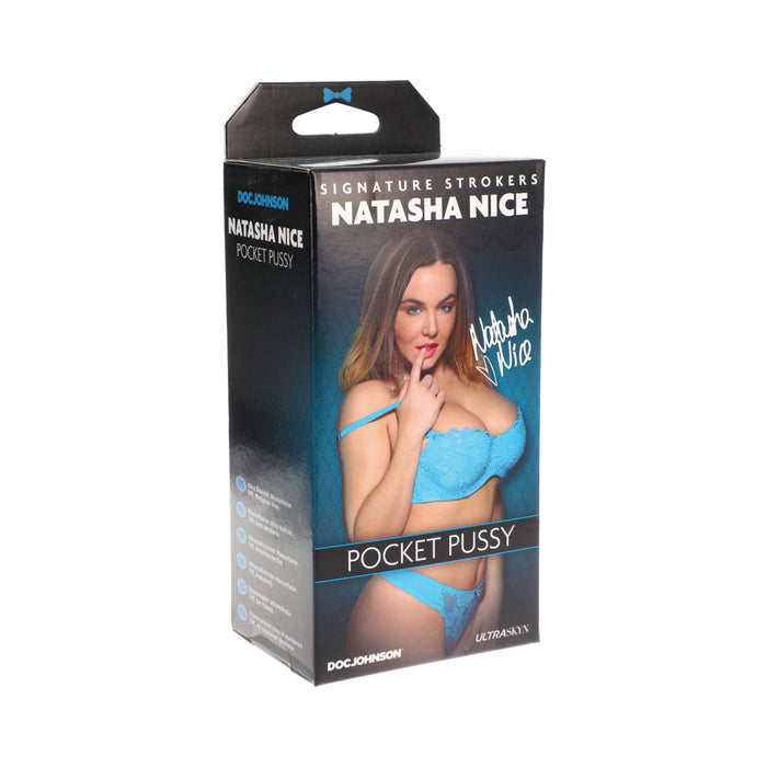 Signature Strokers - Natasha Nice - Ultraskyn Pocket Pussy Vanilla