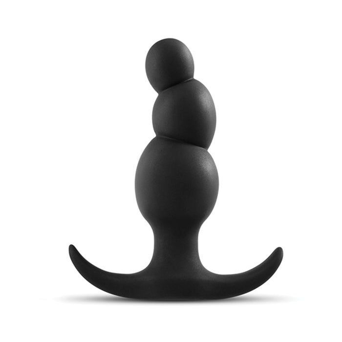 Anal Adventure Platinum Stacked Plug Black