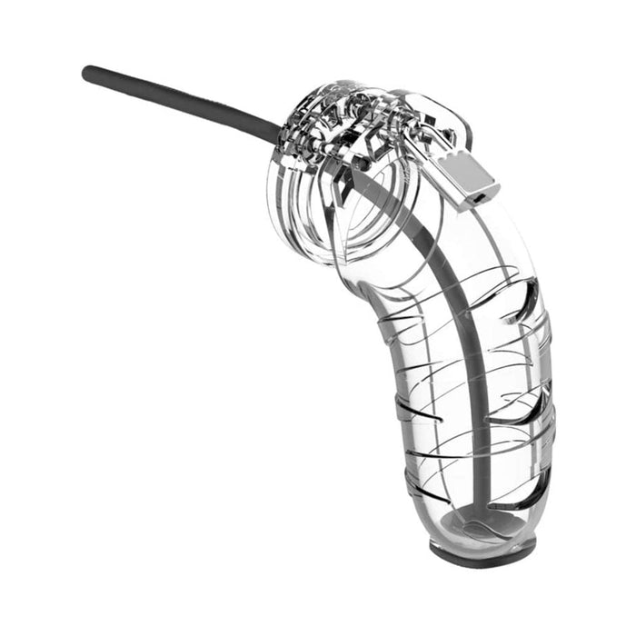 Cage With Silicone Urethal Sounding 17 - Transparent