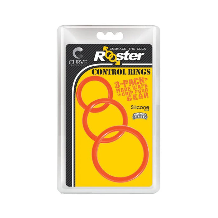 Rooster Control Rings Cock Ring Trio