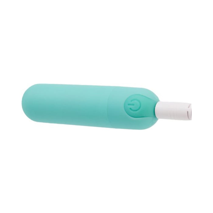 Essential Bullet 9 Function Usb Rechargeable Cord And Case Included Water-resistant Teal