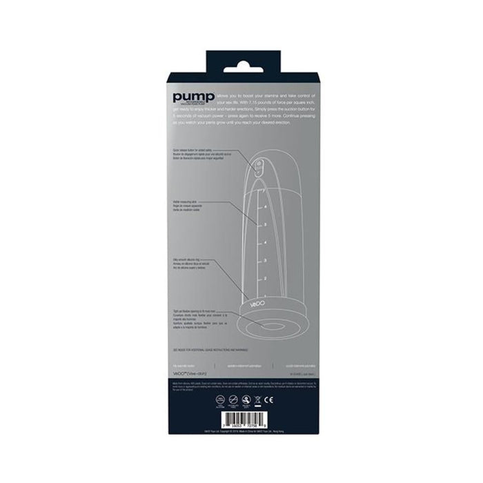 Pump Rechargeable Vacuum Penis Pump Black