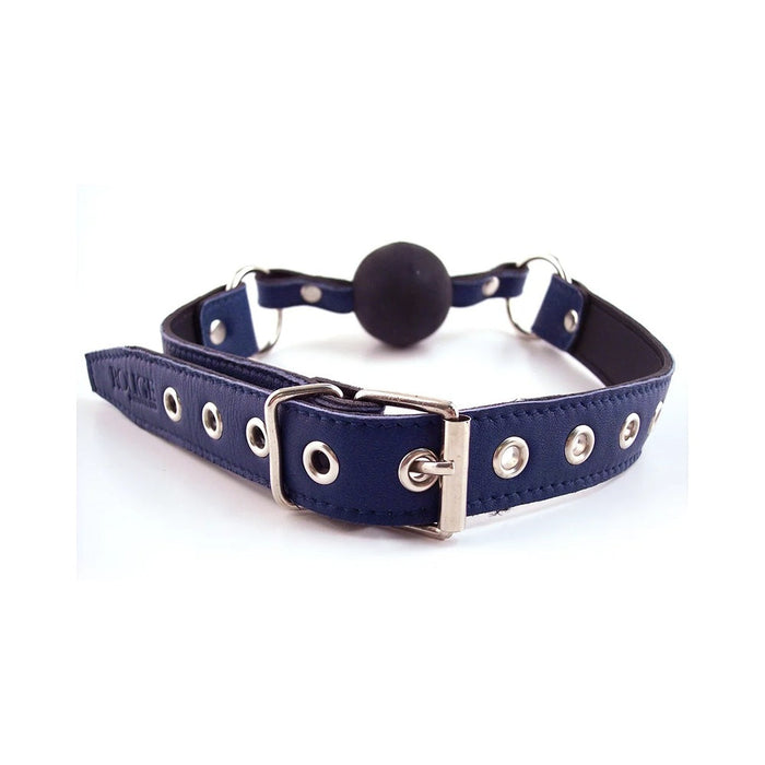 Ball Gag - BLUE with BLACK rubber Ball