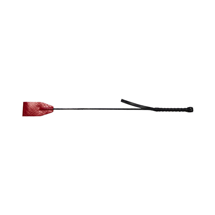 Leather Riding Crop Burgunday & Black Accessories